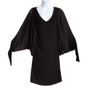 Widow Dolls Kill Fairy Goth Grunge Sheer Rocker Dress Vampy Whimsy S